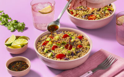 Fresh Summer Grain Bowls with Quinoa