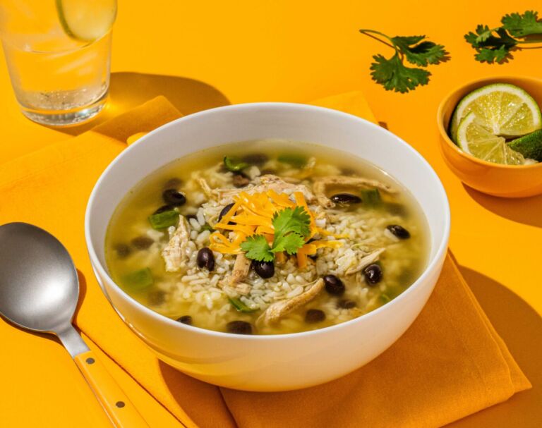 Chicken Poblano & Black Bean Soup