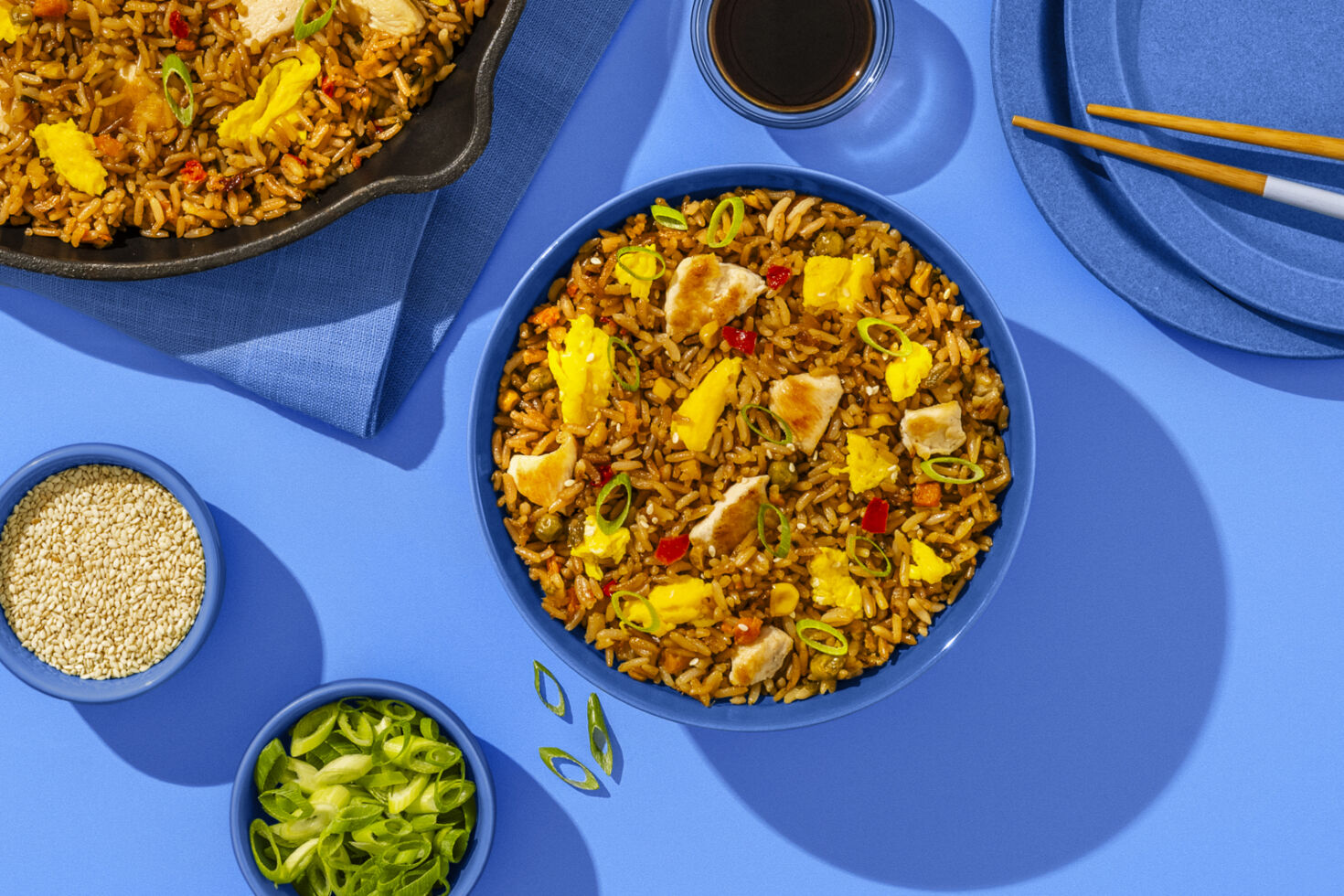 12 Minute Chicken & Rice Stir-Fry