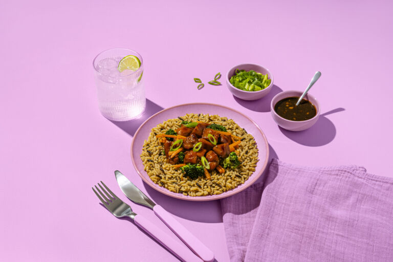 Honey Garlic Chicken & Rice
