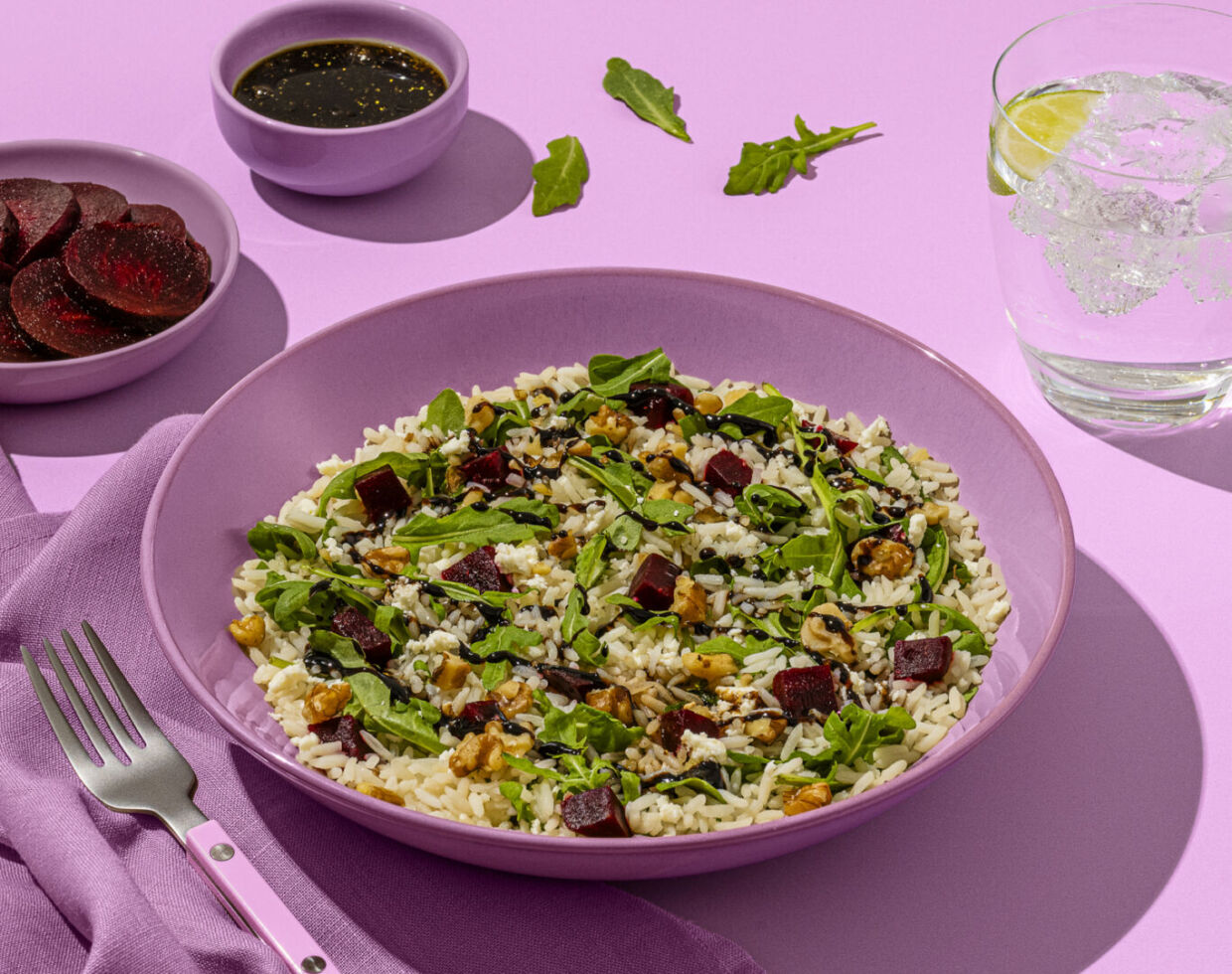 Roasted Beet and Rice Salad